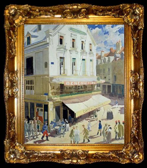 framed  Sir William Orpen Dieppe, ta009-2
